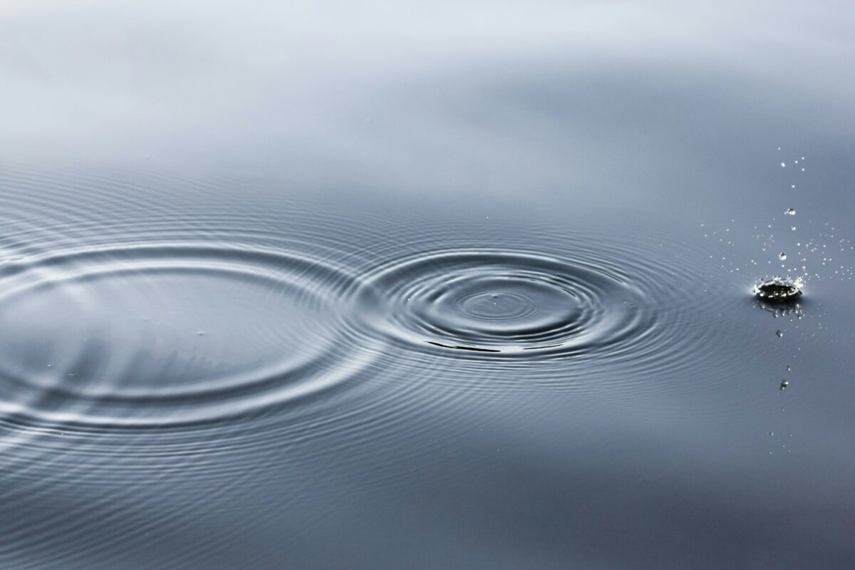 image of concentric ripples in water